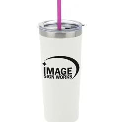 Colma Vacuum Tumbler with Straw - 22 oz