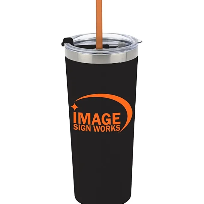 Colma Vacuum Tumbler with Straw - 22 oz