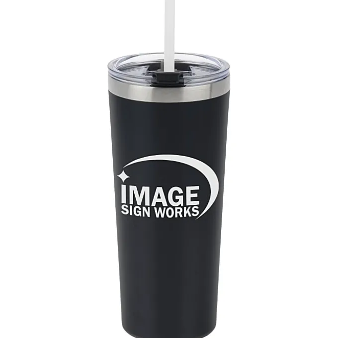 Colma Vacuum Tumbler with Straw - 22 oz