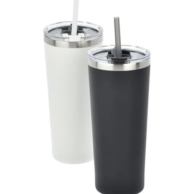 Colma Vacuum Tumbler with Straw - 22 oz