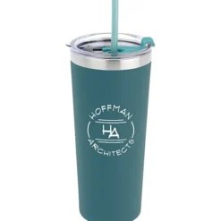 Colma Vacuum Tumbler with Straw - 22 oz - Colors - 24 hr