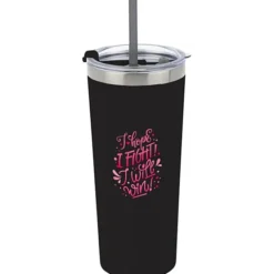 Colma Vacuum Tumbler with Straw - 22 oz. - Full Color