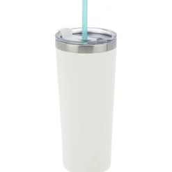 Colma Vacuum Tumbler with Straw - 22 oz. - Full Color