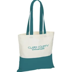 Color Accent Cotton Sheeting Tote - 24 hr