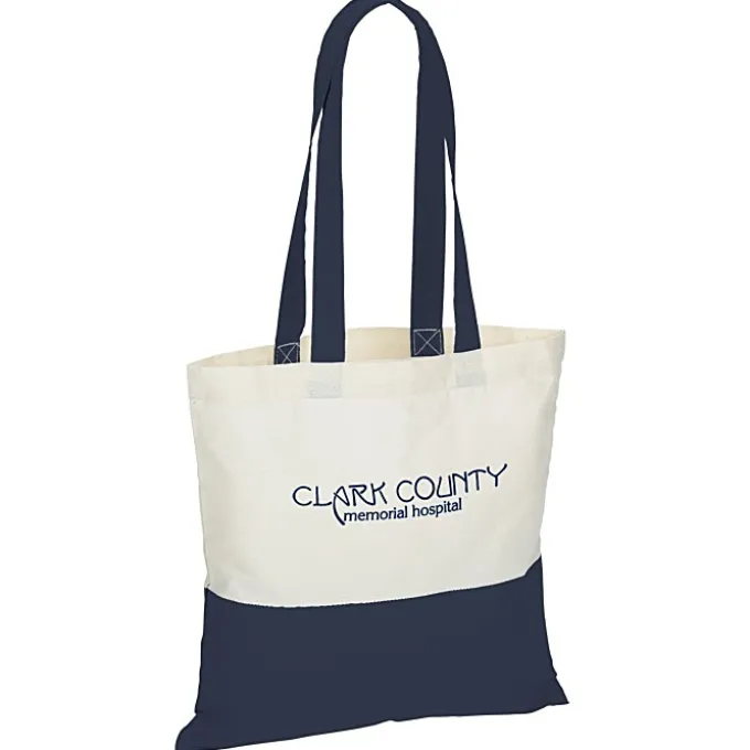 Color Accent Cotton Sheeting Tote - 24 hr
