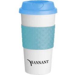 Color Banded Classic Coffee Cup - 16 oz.
