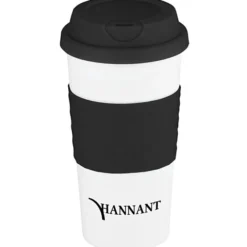 Color Banded Classic Coffee Cup - 16 oz.