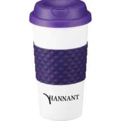 Color Banded Classic Coffee Cup - 16 oz. - 24 hr