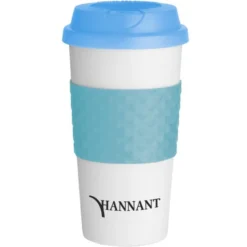 Color Banded Classic Coffee Cup - 16 oz. - 24 hr