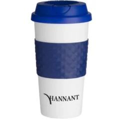 Color Banded Classic Coffee Cup - 16 oz. - 24 hr