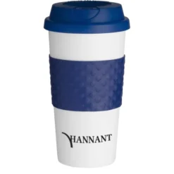 Color Banded Classic Coffee Cup - 16 oz. - 24 hr