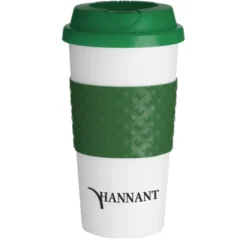 Color Banded Classic Coffee Cup - 16 oz. - 24 hr