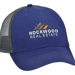 Colorblocked Twill Meshback Cap