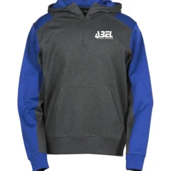 Colorblock Performance Heather Fleece 1/4-Zip Hoodie - Screen