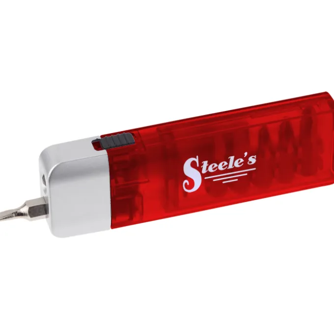 Colorblock Screwdriver Kit with LED Light - 24 hr