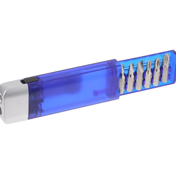 Colorblock Screwdriver Kit with LED Light