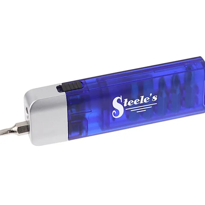 Colorblock Screwdriver Kit with LED Light