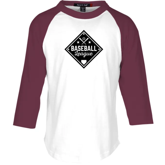 Colorblock 3/4 Sleeve Cotton Baseball T-Shirt - Youth
