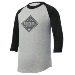 Colorblock 3/4 Sleeve Cotton Baseball T-Shirt - Youth