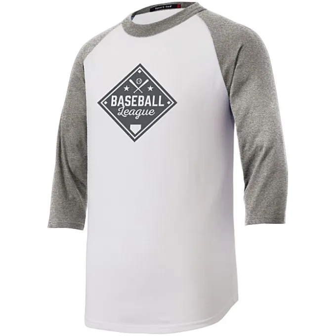 Colorblock 3/4 Sleeve Cotton Baseball T-Shirt - Youth