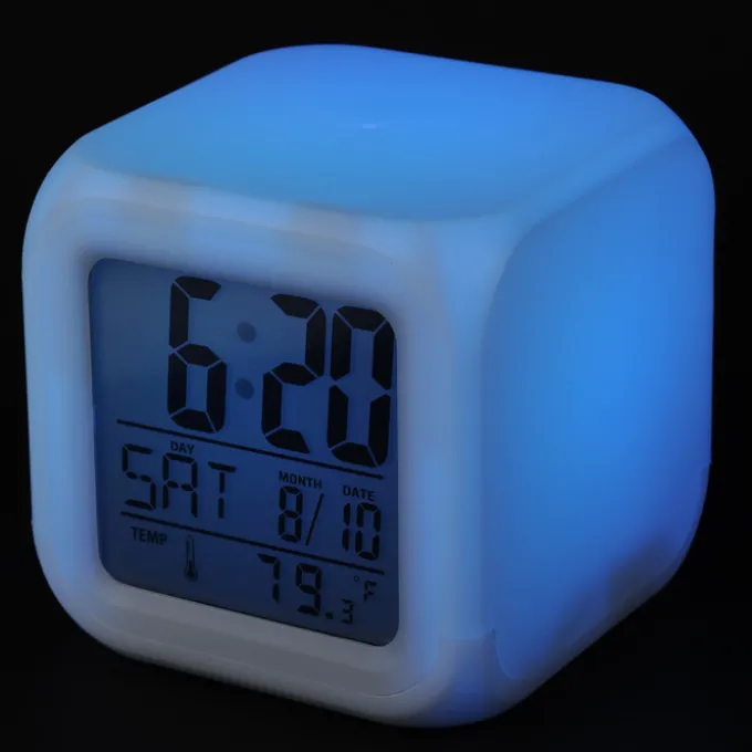 Color Changing LED Alarm Clock