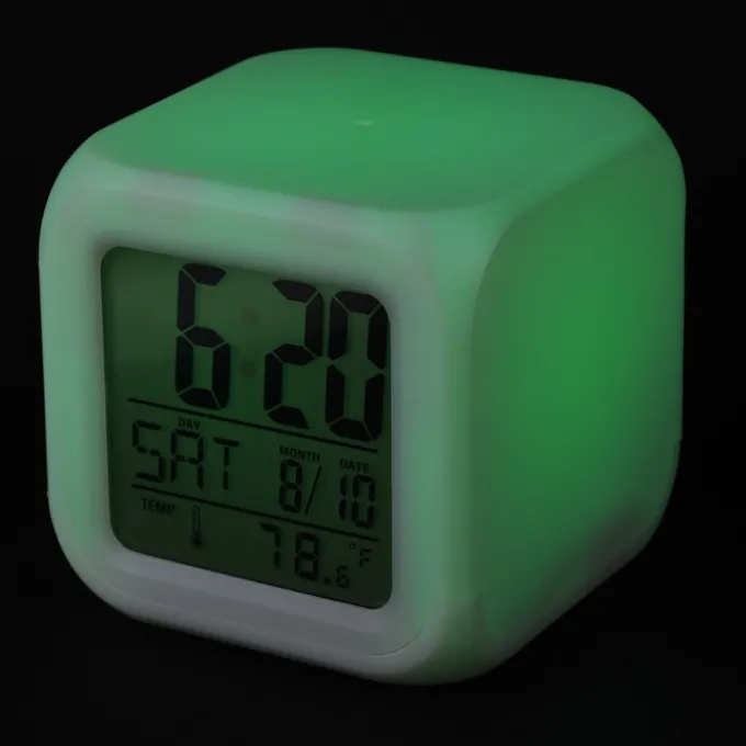 Color Changing LED Alarm Clock