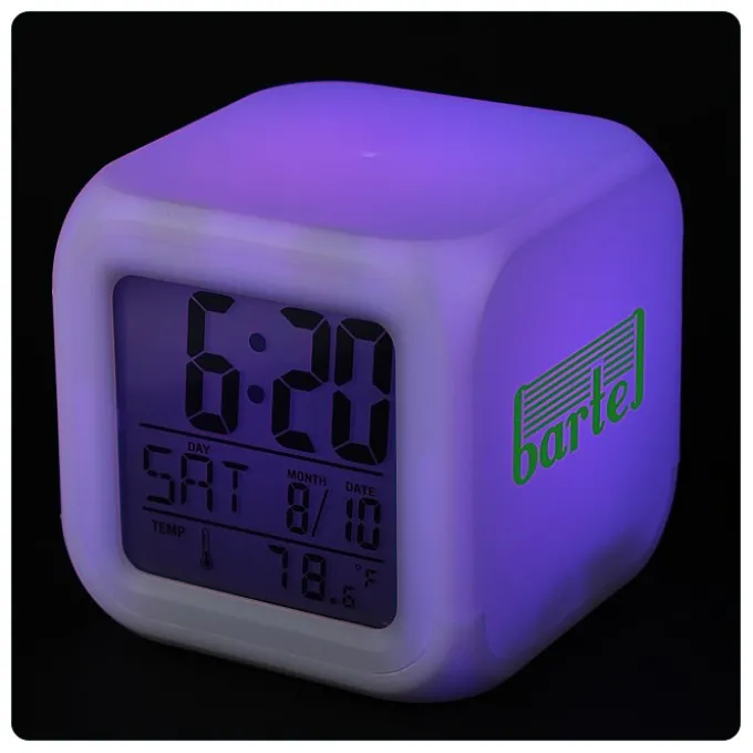 Color Changing LED Alarm Clock
