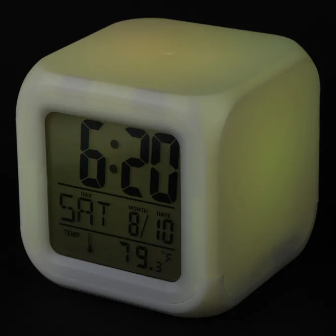 Color Changing LED Alarm Clock