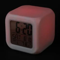 Color Changing LED Alarm Clock - 24 hr