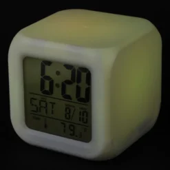 Color Changing LED Alarm Clock - 24 hr