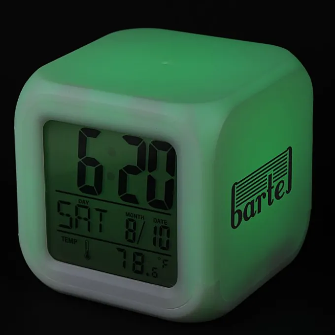 Color Changing LED Alarm Clock - 24 hr