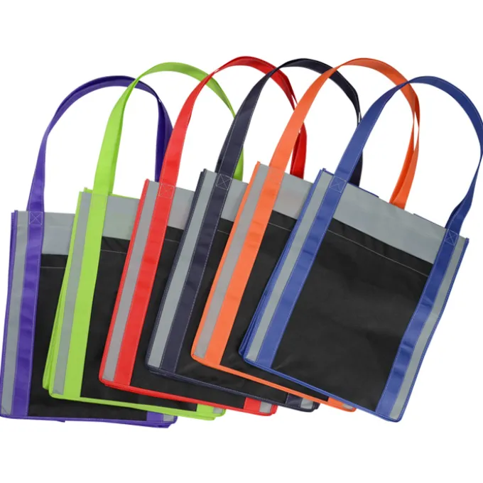 Color Combo Grocery Pocket Tote