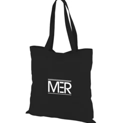 Colored Cotton Hook and Loop Closure Tote