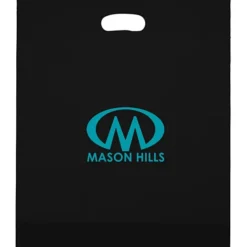 Colored Frosted Die-Cut Convention Bag - 18 inches x 15 inches