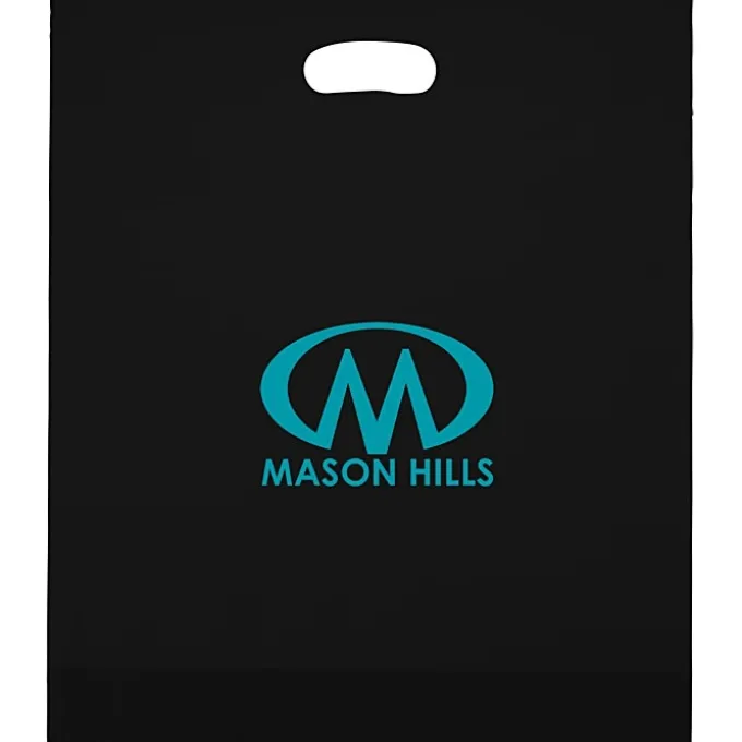 Colored Frosted Die-Cut Convention Bag - 18 inches x 15 inches