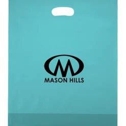 Colored Frosted Die-Cut Convention Bag - 18 inches x 15 inches