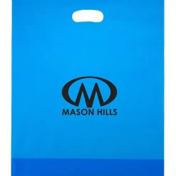 Colored Frosted Die-Cut Convention Bag - 18 inches x 15 inches