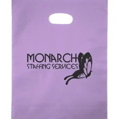 Colored Frosted Die-Cut Convention Bag - 15 inches x 12 inches