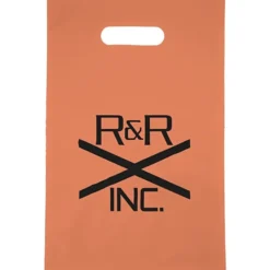 Colored Frosted Die-Cut Convention Bag - 14 inches x 9-1/2 inches