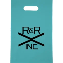Colored Frosted Die-Cut Convention Bag - 14 inches x 9-1/2 inches
