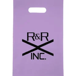 Colored Frosted Die-Cut Convention Bag - 14 inches x 9-1/2 inches