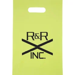 Colored Frosted Die-Cut Convention Bag - 14 inches x 9-1/2 inches