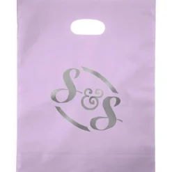 Colored Frosted Die-Cut Convention Bag - 15 inches x 12 inches - Foil