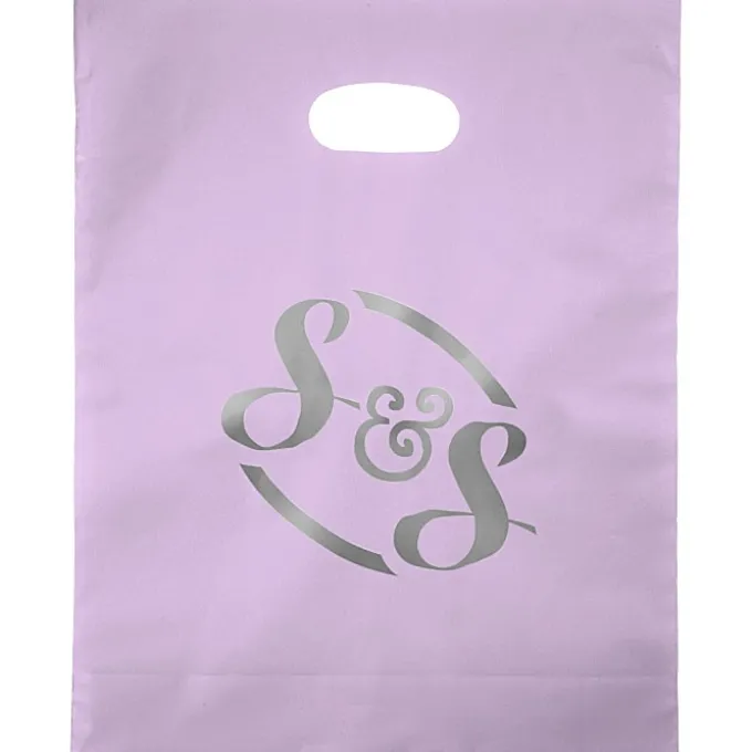 Colored Frosted Die-Cut Convention Bag - 15 inches x 12 inches - Foil