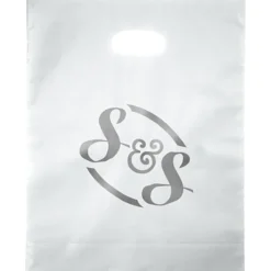 Colored Frosted Die-Cut Convention Bag - 15 inches x 12 inches - Foil