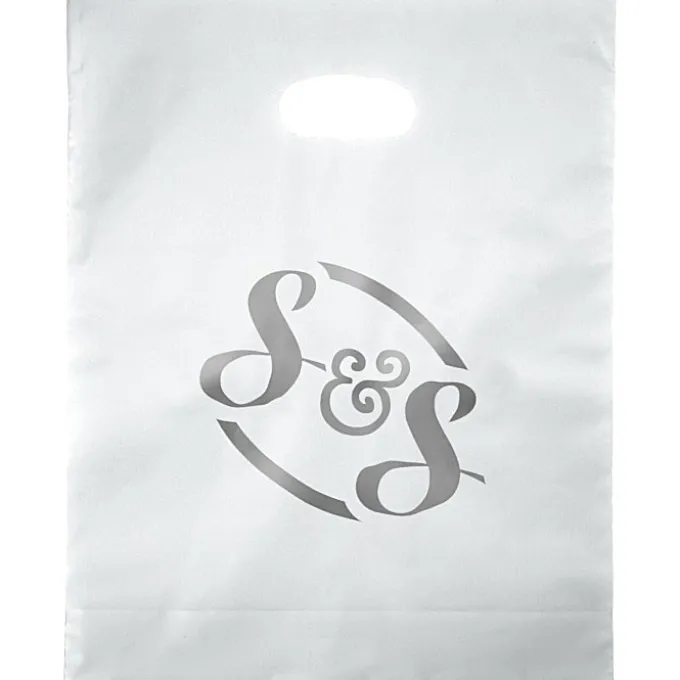 Colored Frosted Die-Cut Convention Bag - 15 inches x 12 inches - Foil