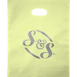 Colored Frosted Die-Cut Convention Bag - 15 inches x 12 inches - Foil