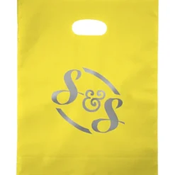 Colored Frosted Die-Cut Convention Bag - 15 inches x 12 inches - Foil