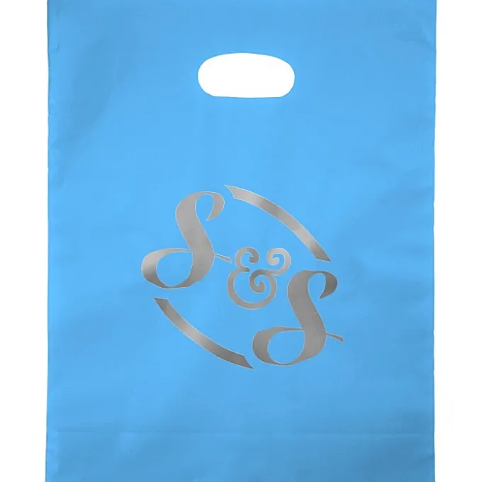 Colored Frosted Die-Cut Convention Bag - 15 inches x 12 inches - Foil
