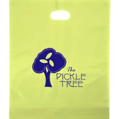 Colored Frosted Die-Cut Convention Bag - 18 inches x 15 inches - Foil